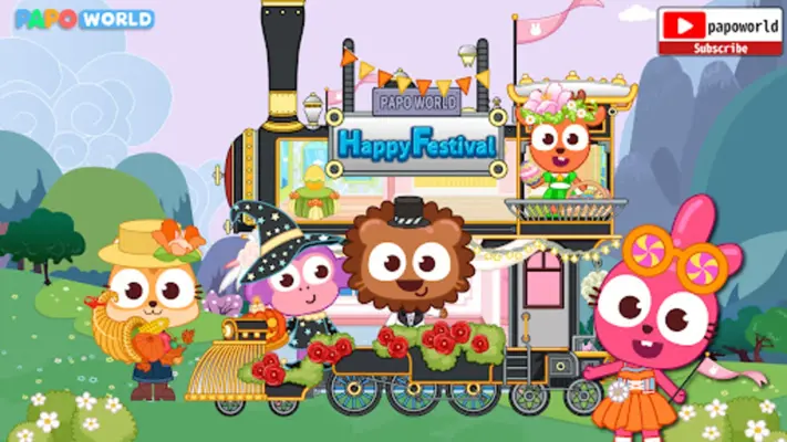 Papo Town Happy Festival android App screenshot 0